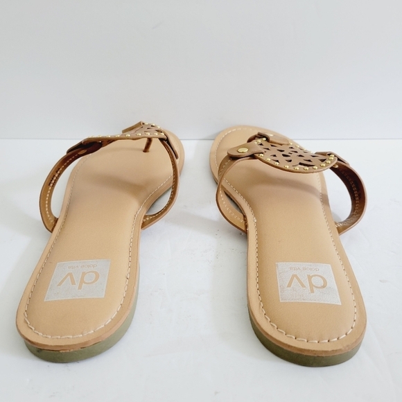 NEW DV by Dolce Vita Pandora Footbed Brown Sandals Size 9.5 - Picture 4 of 6